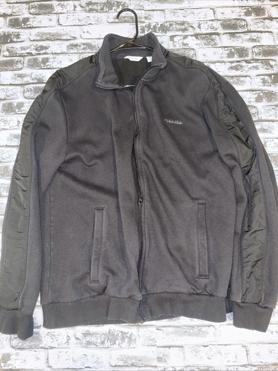 Calvin Klein Other - Calvin Klein Fleece Jacket Mens XL Black Full Zip Pockets